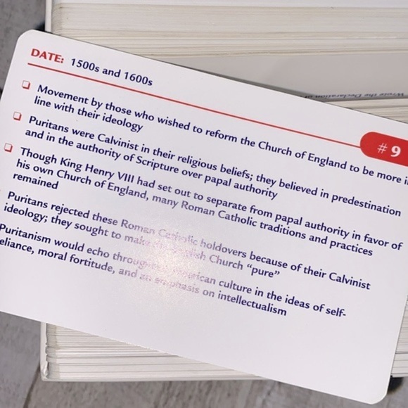 Barton’s AP United States History flash cards - Picture 9 of 9